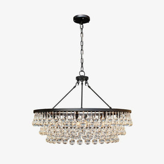 Avelis Postmodern Luxury Unique Tiered Crystal Lustre