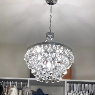 Avelis Postmodern Luxury Unique Tiered Crystal Lustre