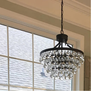 Avelis Postmodern Luxury Unique Tiered Crystal Lustre