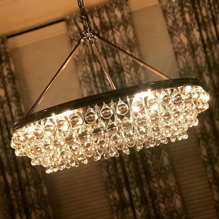 Avelis Postmodern Luxury Unique Tiered Crystal Lustre