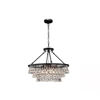 Avelis Postmodern Luxury Unique Tiered Crystal Lustre