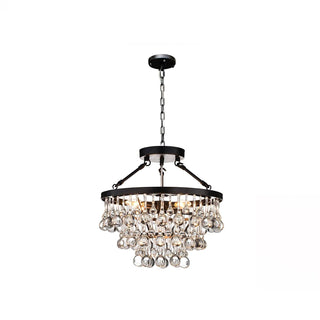 Avelis Postmodern Luxury Unique Tiered Crystal Lustre
