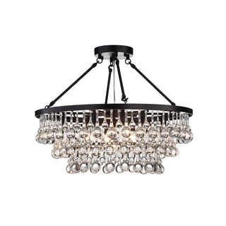 Avelis Postmodern Luxury Unique Tiered Crystal Lustre