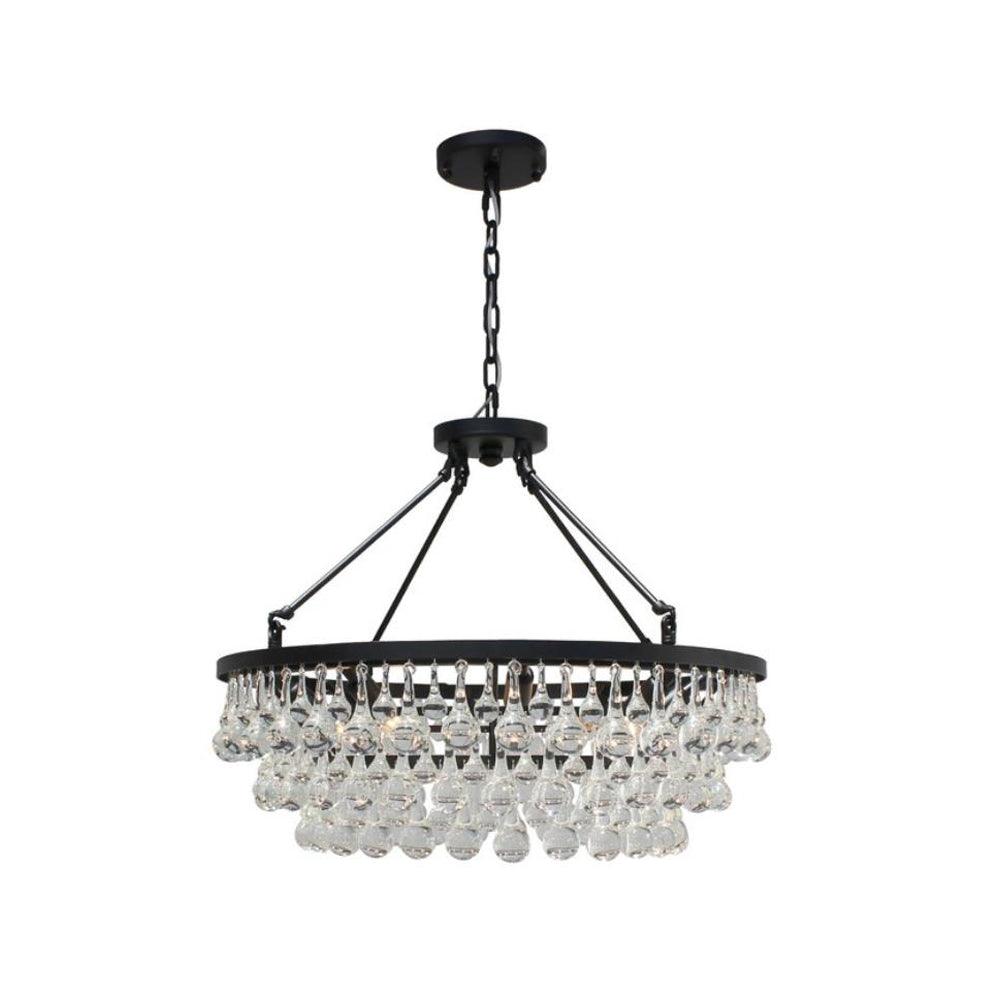 Avelis Postmodern Luxury Unique Tiered Crystal Lustre