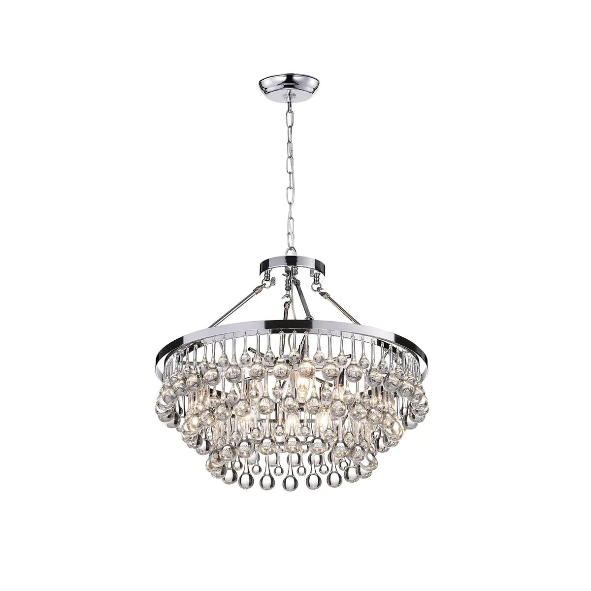 Avelis Postmodern Luxury Unique Tiered Crystal Lustre