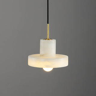 Cavelen Suspension Laiton Albâtre Minimaliste Moderne
