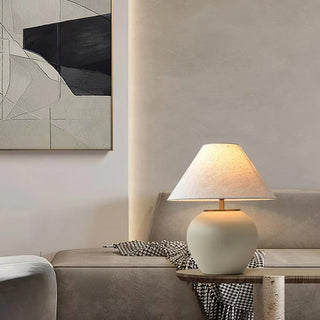 Etalis Ceramic Table Lamp-Neutral Decor