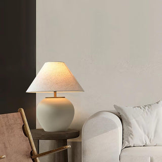Etalis Ceramic Table Lamp-Neutral Decor