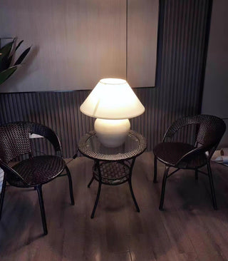 Etalis Ceramic Table Lamp-Neutral Decor