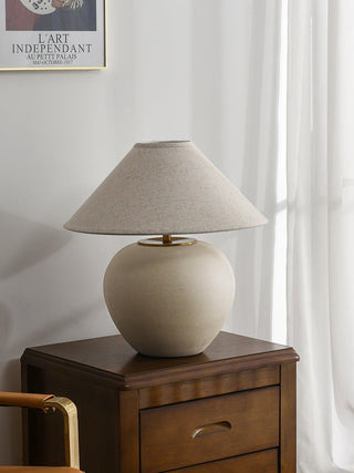 Etalis Ceramic Table Lamp-Neutral Decor