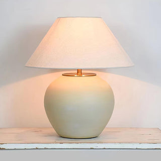 Etalis Ceramic Table Lamp-Neutral Decor