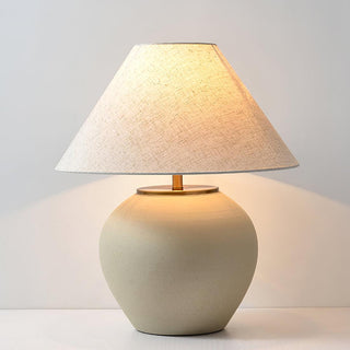 Etalis Ceramic Table Lamp-Neutral Decor