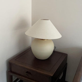 Etalis Ceramic Table Lamp-Neutral Decor