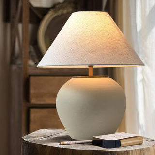 Etalis Ceramic Table Lamp-Neutral Decor