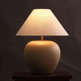 Etalis Ceramic Table Lamp-Neutral Decor