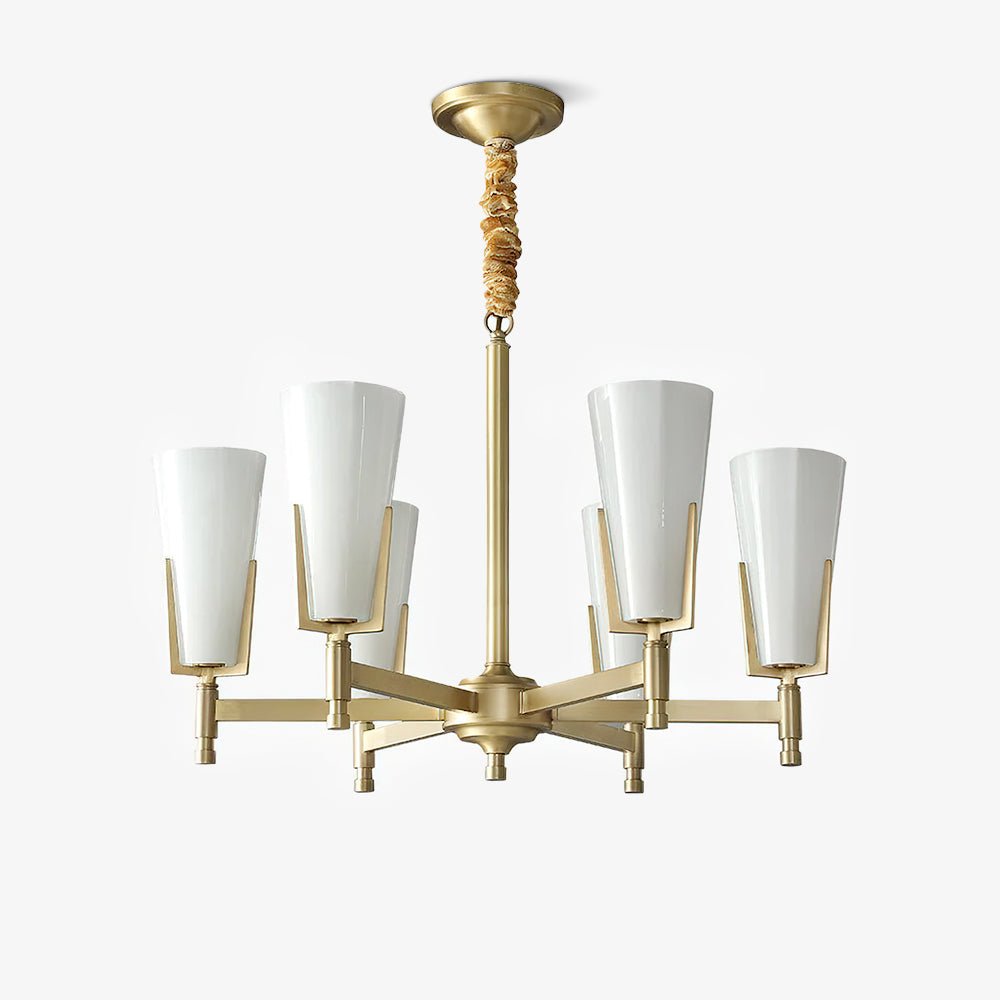 Gleam Lustre en Laiton de Luxe
