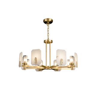 Aursorion Lustre Laiton Albâtre Luxe Postmoderne