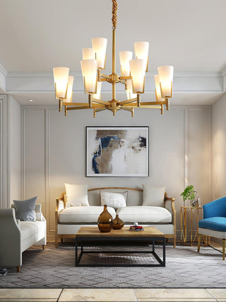 Gleam Lustre en Laiton de Luxe