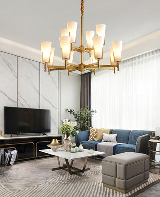 Gleam Lustre en Laiton de Luxe