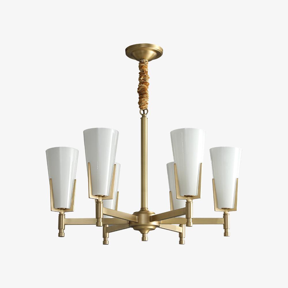 Gleam Lustre en Laiton de Luxe