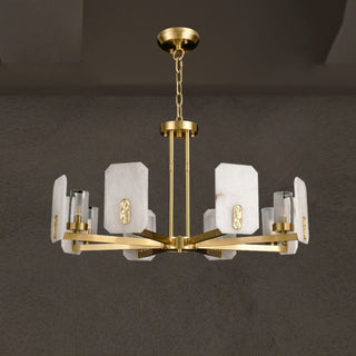 Aursorion Lustre Laiton Albâtre Luxe Postmoderne