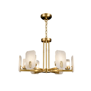 Aursorion Lustre Laiton Albâtre Luxe Postmoderne