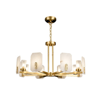 Aursorion Lustre Laiton Albâtre Luxe Postmoderne