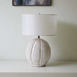 Sux Lampe de Table en Céramique Et Tissu