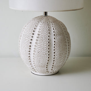 Sux Lampe de Table en Céramique Et Tissu
