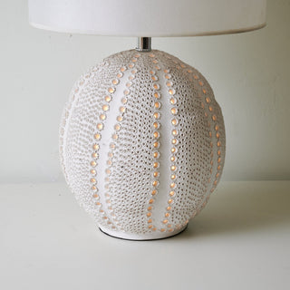 Sux Lampe de Table en Céramique Et Tissu