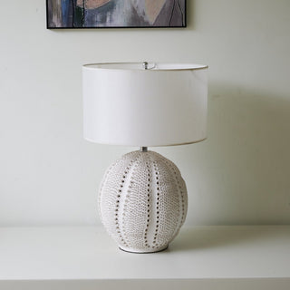 Sux Lampe de Table en Céramique Et Tissu