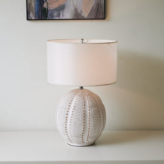 Sux Lampe de Table en Céramique Et Tissu