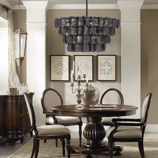 Aurora Lustre Luxueux en Verre et Laiton
