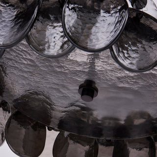 Aurora Lustre Luxueux en Verre et Laiton