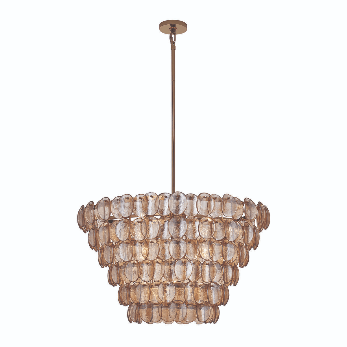 Mavista Lustre Luxueux en Verre et Laiton