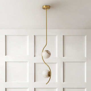 Civenan Suspension Albâtre Courbé Minimaliste Moderne