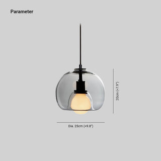 Neritha Suspension Contemporaine en Verre