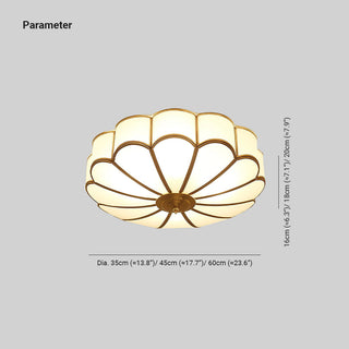 Ulira Plafonnier Design Fleur Verre