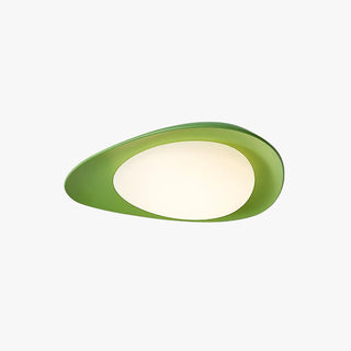 Blex Plafonnier Vert & Beige en Forme de Galet