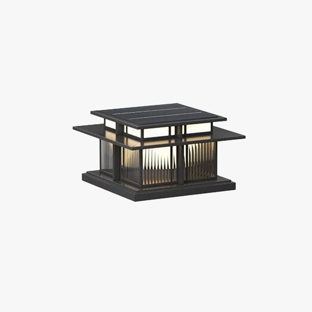 Milo Luminaire Extérieur sur Pilier Solaire / Câblé