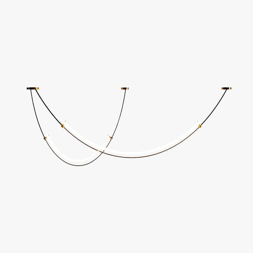 Zephira Suspension LED Courbée
