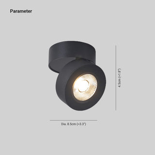 Lustra Downlight LED Rond Rotatif Ajustable