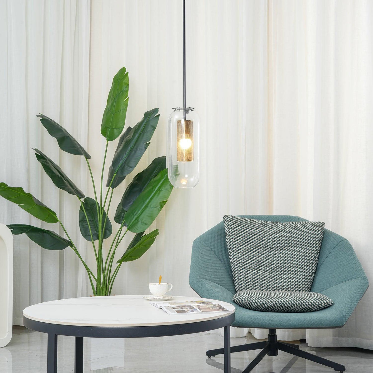 Sypharil Suspension Verre Minimaliste