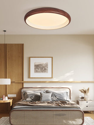 Zesolis Plafonnier Moderne Minimaliste Noyer