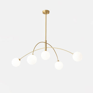Lustra Lustre Valentina Arc Laiton Élégant