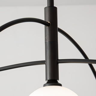Lustra Lustre Valentina Arc Laiton Élégant