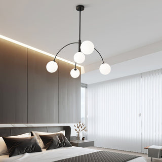Lustra Lustre Valentina Arc Laiton Élégant