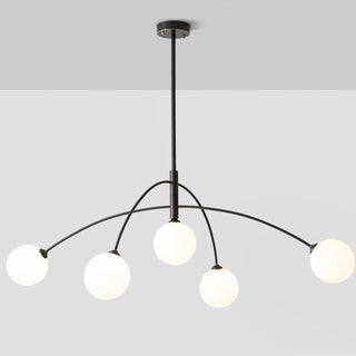 Lustra Lustre Valentina Arc Laiton Élégant