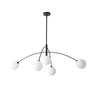 Lustra Lustre Valentina Arc Laiton Élégant
