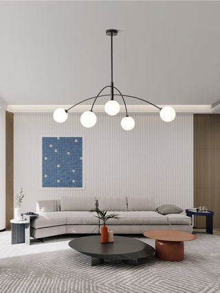 Lustra Lustre Valentina Arc Laiton Élégant